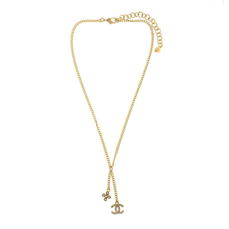 Coco Mark B23A Necklace GP��inestone Gold