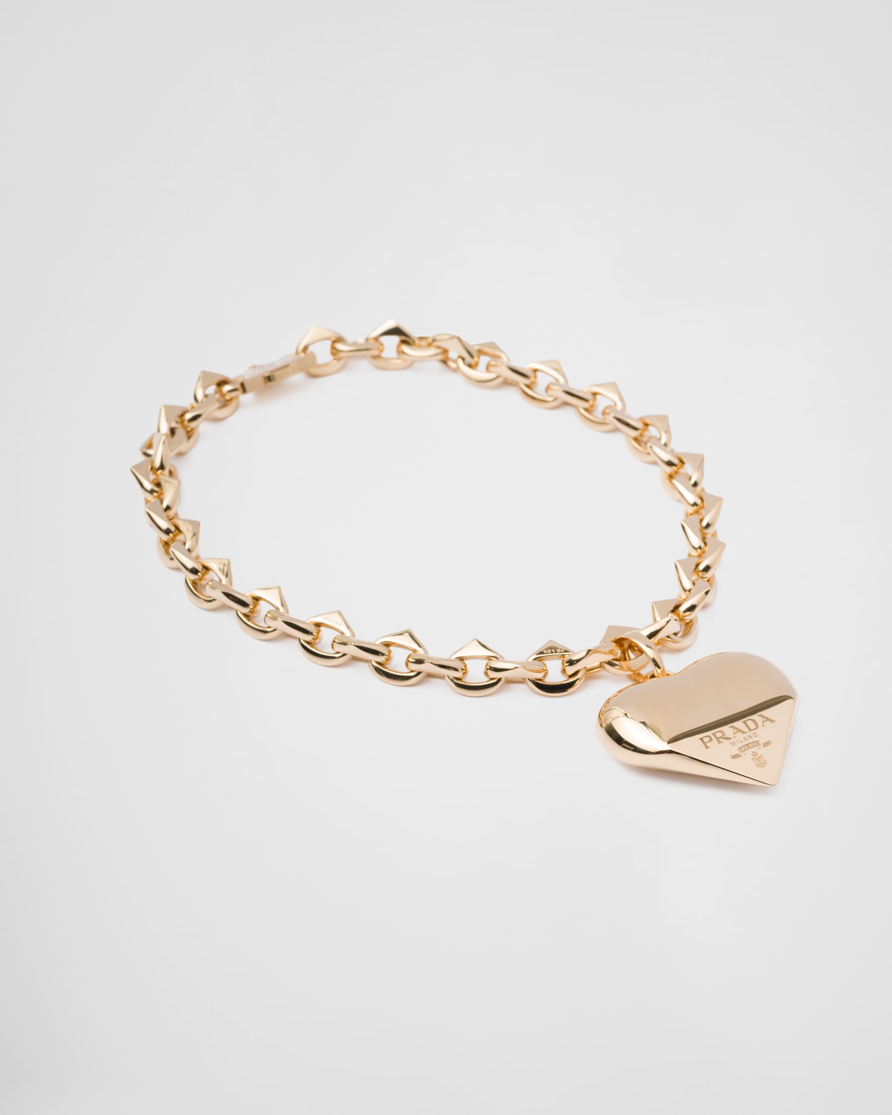 Prada Eternal Gold large pendant necklace in yellow gold