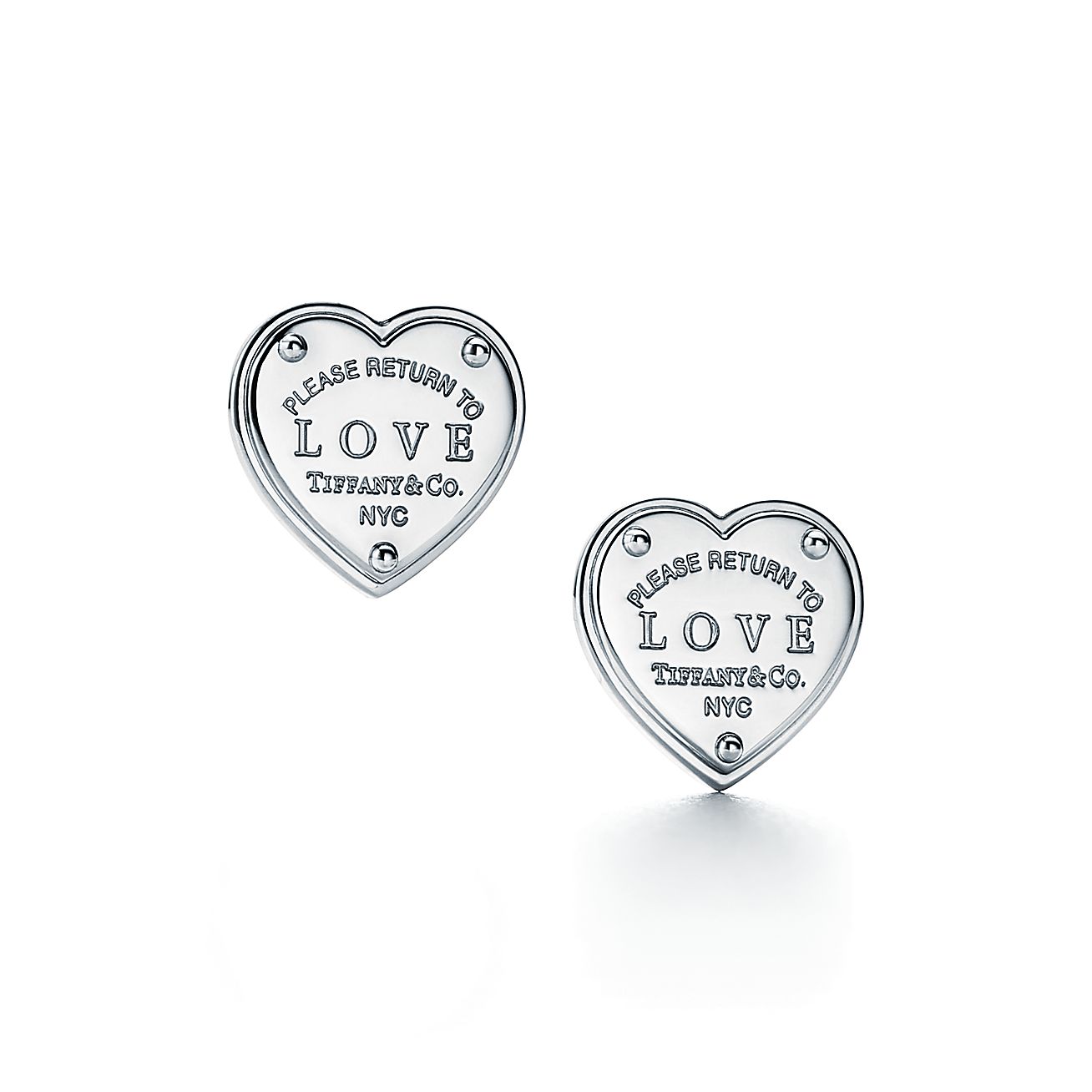 Tiffany & Co. Return to  Love Earrings in Silver