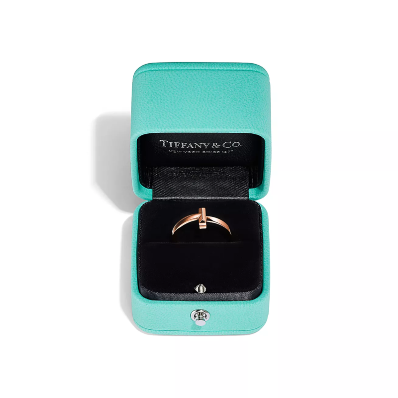 Tiffany & Co. T T1 Ring in Rose Gold, 2.5 mm