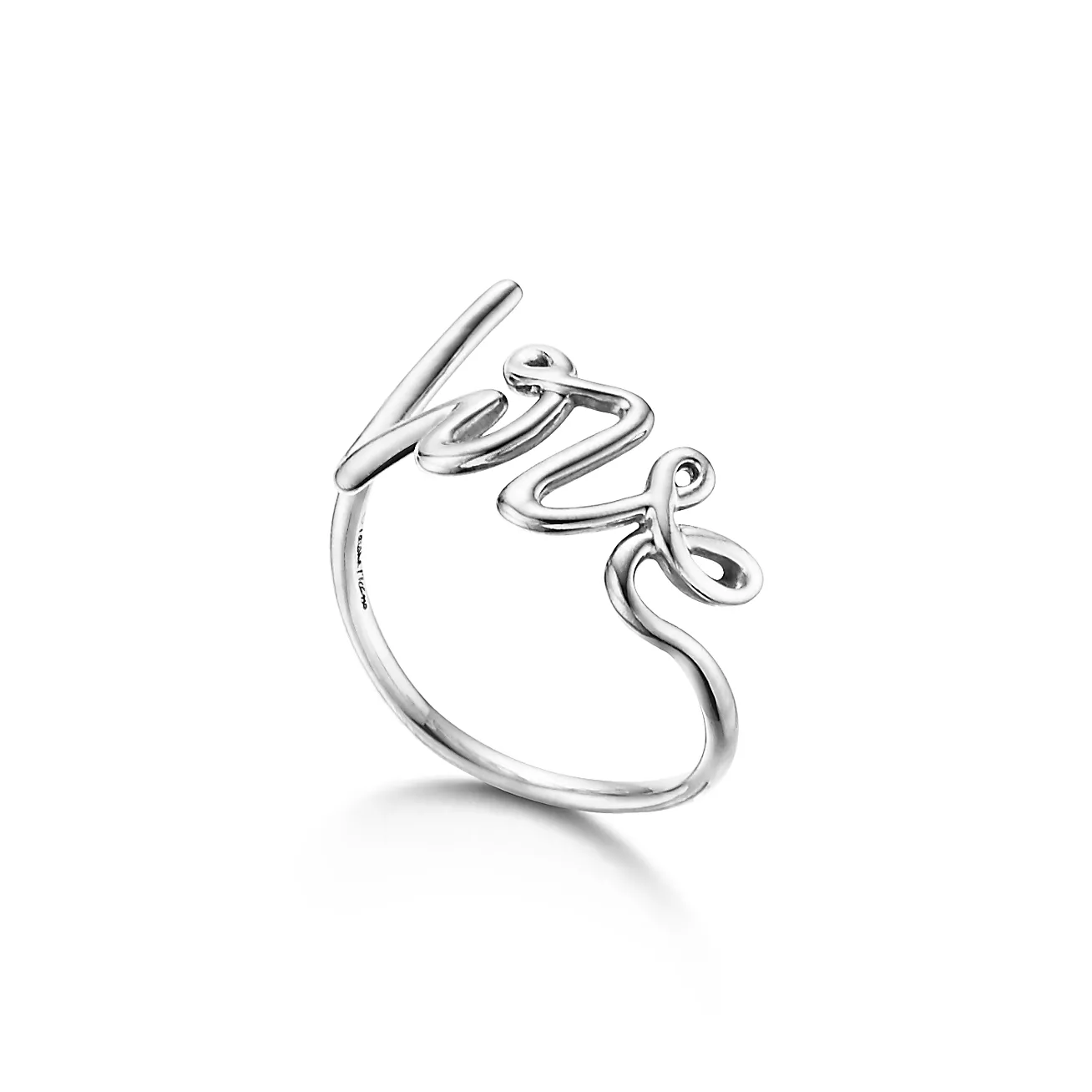 Tiffany & Co. Paloma's Graffiti Love Ring in Silver, Small