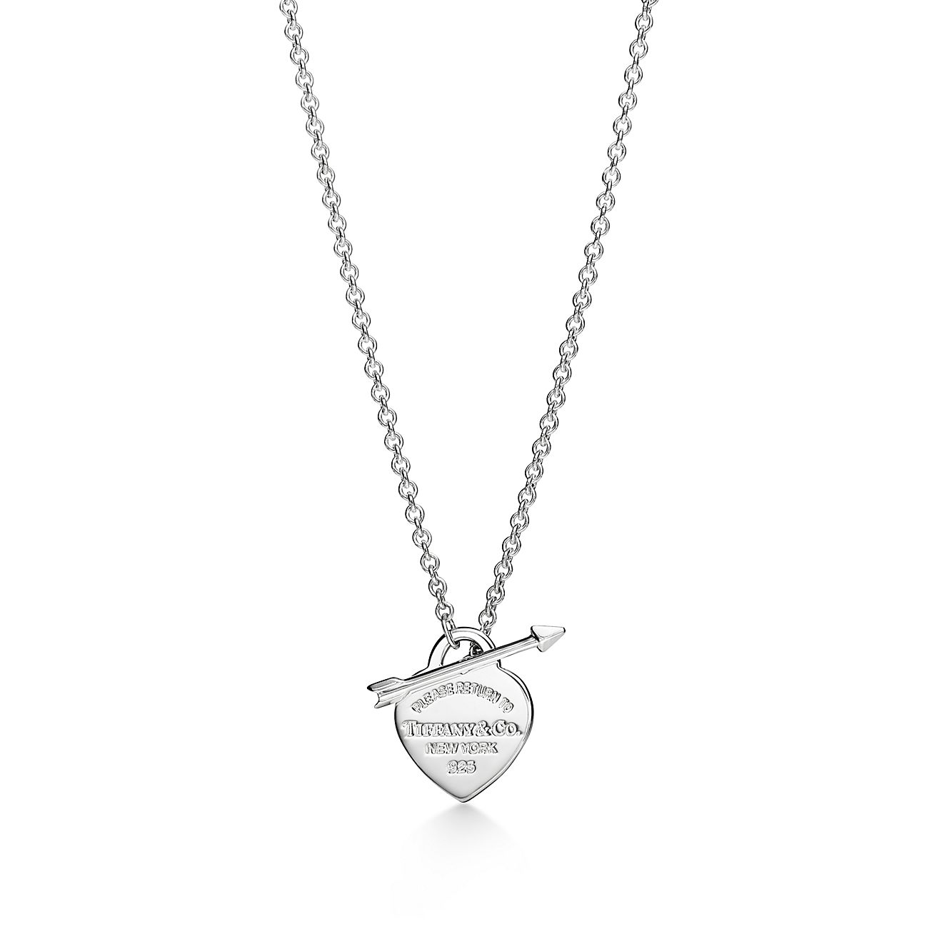 Tiffany & Co. Return to  Lovestruck Heart Tag Pendant in Silver, Small