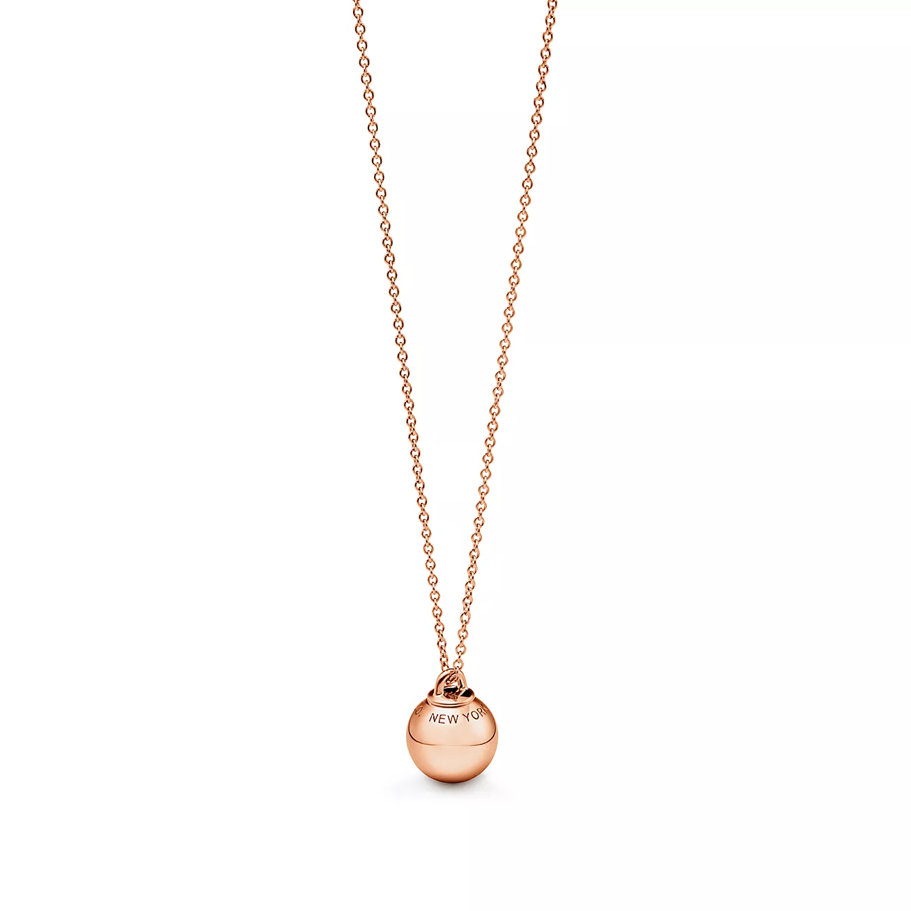 Tiffany & Co. HardWear Ball Pendant in Rose Gold, 12.75 mm