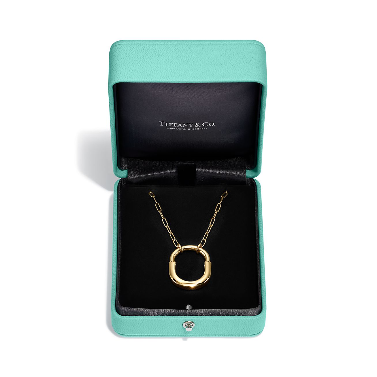 Tiffany & Co. Lock Pendant in Yellow Gold, Medium