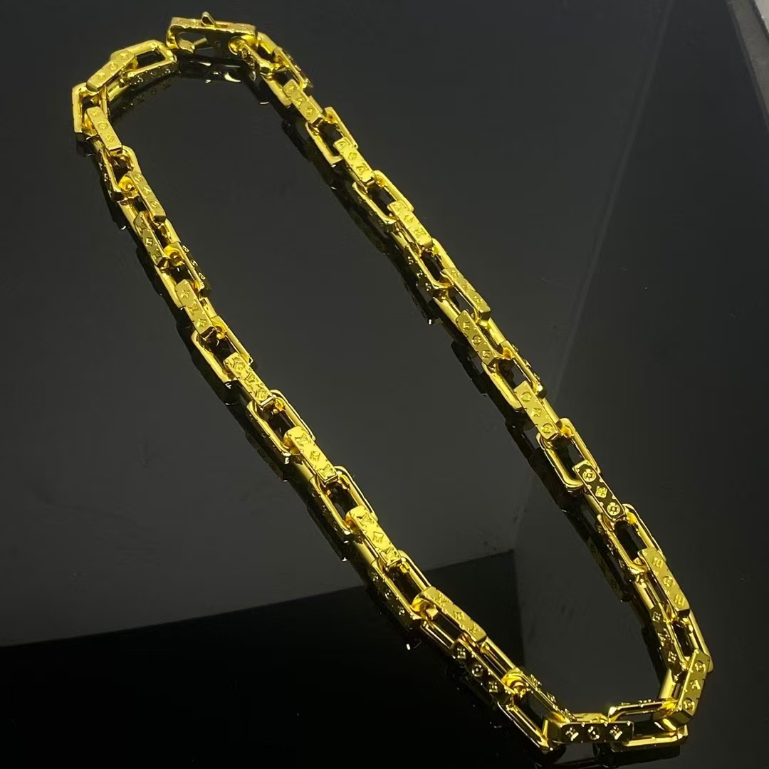 Louis Vuitton Monogram Chain Necklace