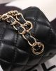 Chanel Classic Handbag Lambskin & Gold Metal A01112
