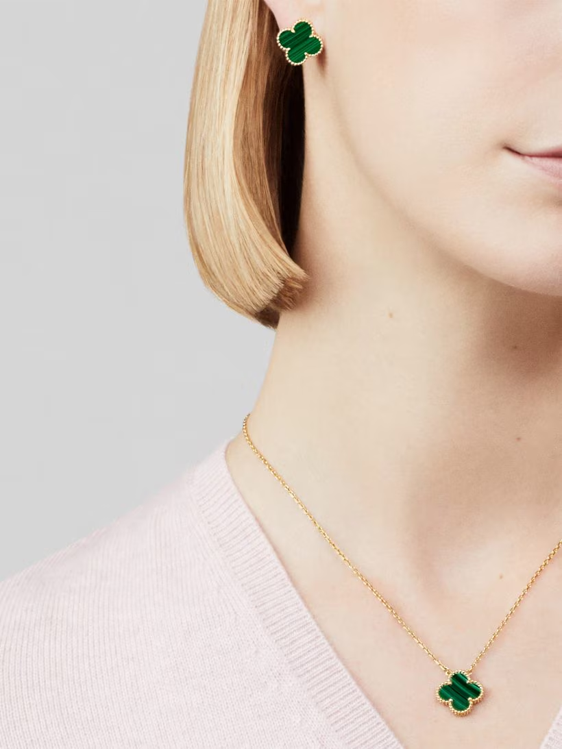 Van Cleef & Arpels Necklace + Earrings Set