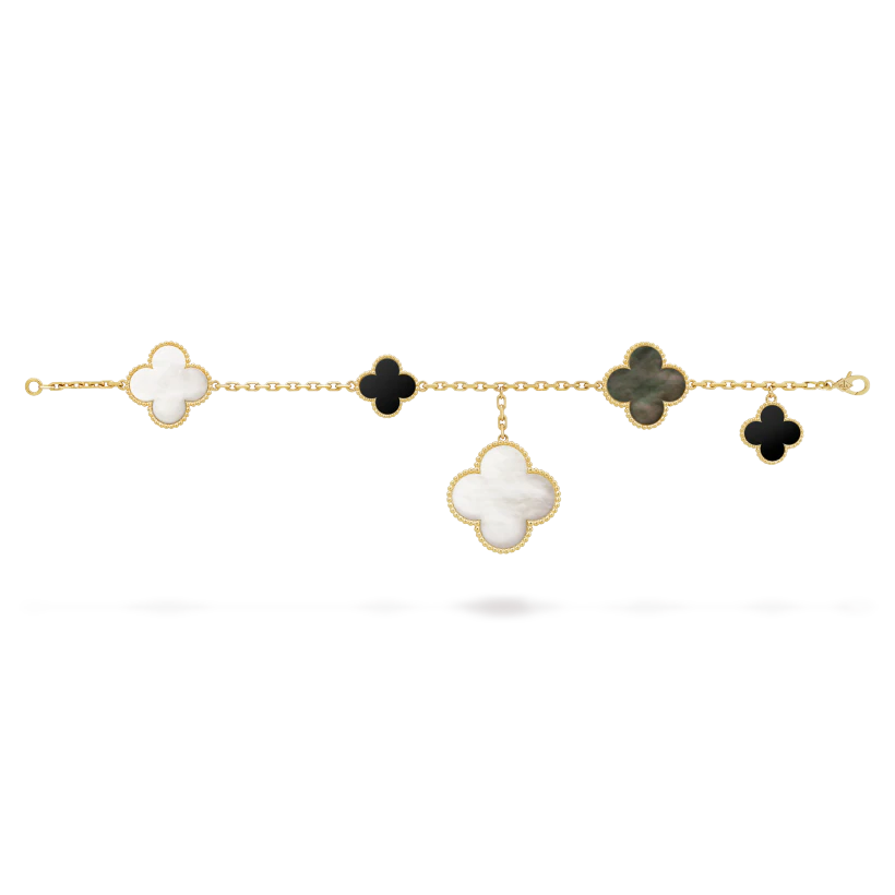 Van Cleef & Arpels Magic Alhambra bracelet, 5 motifs