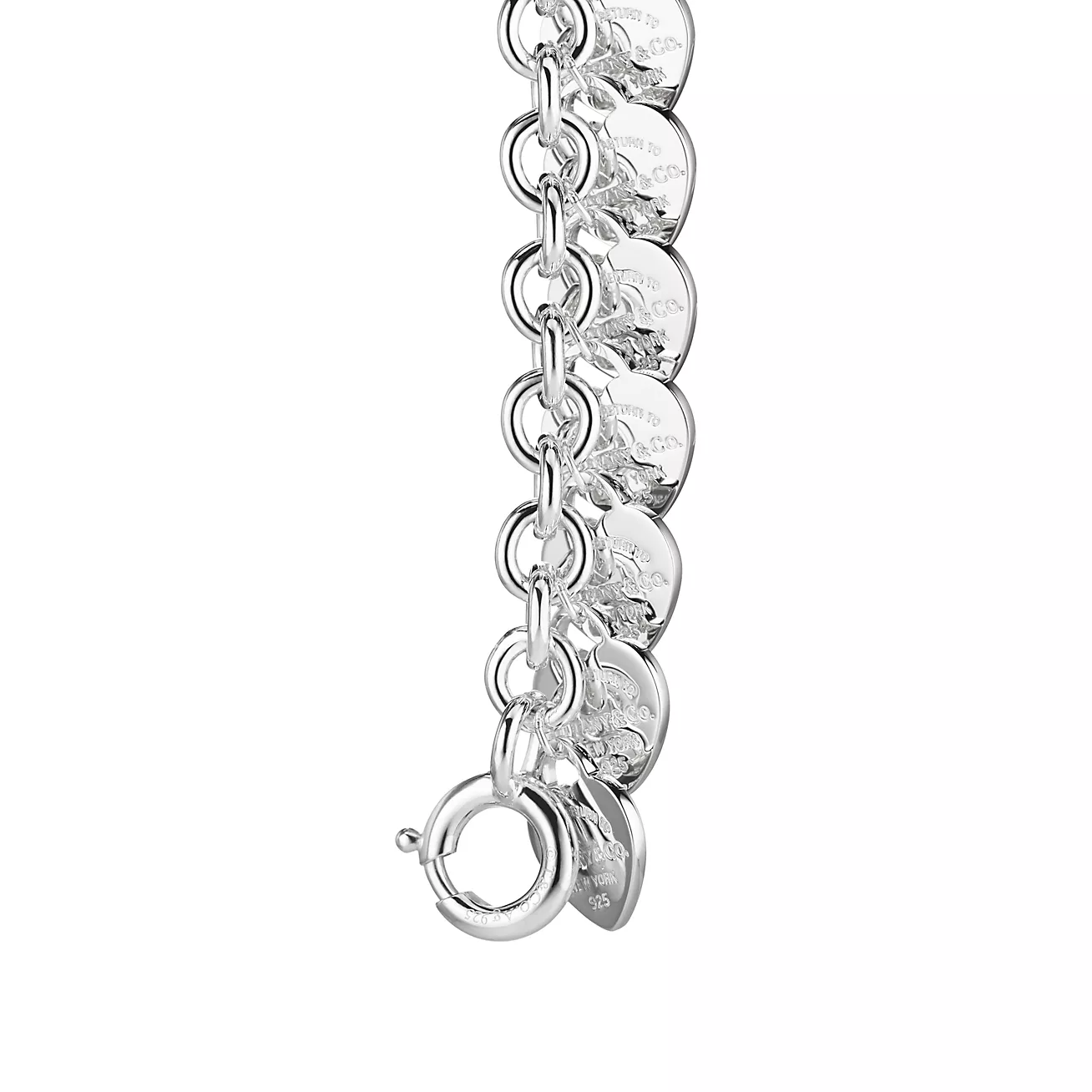 Tiffany & Co. Return to  Multi-heart Tag Bracelet in Silver