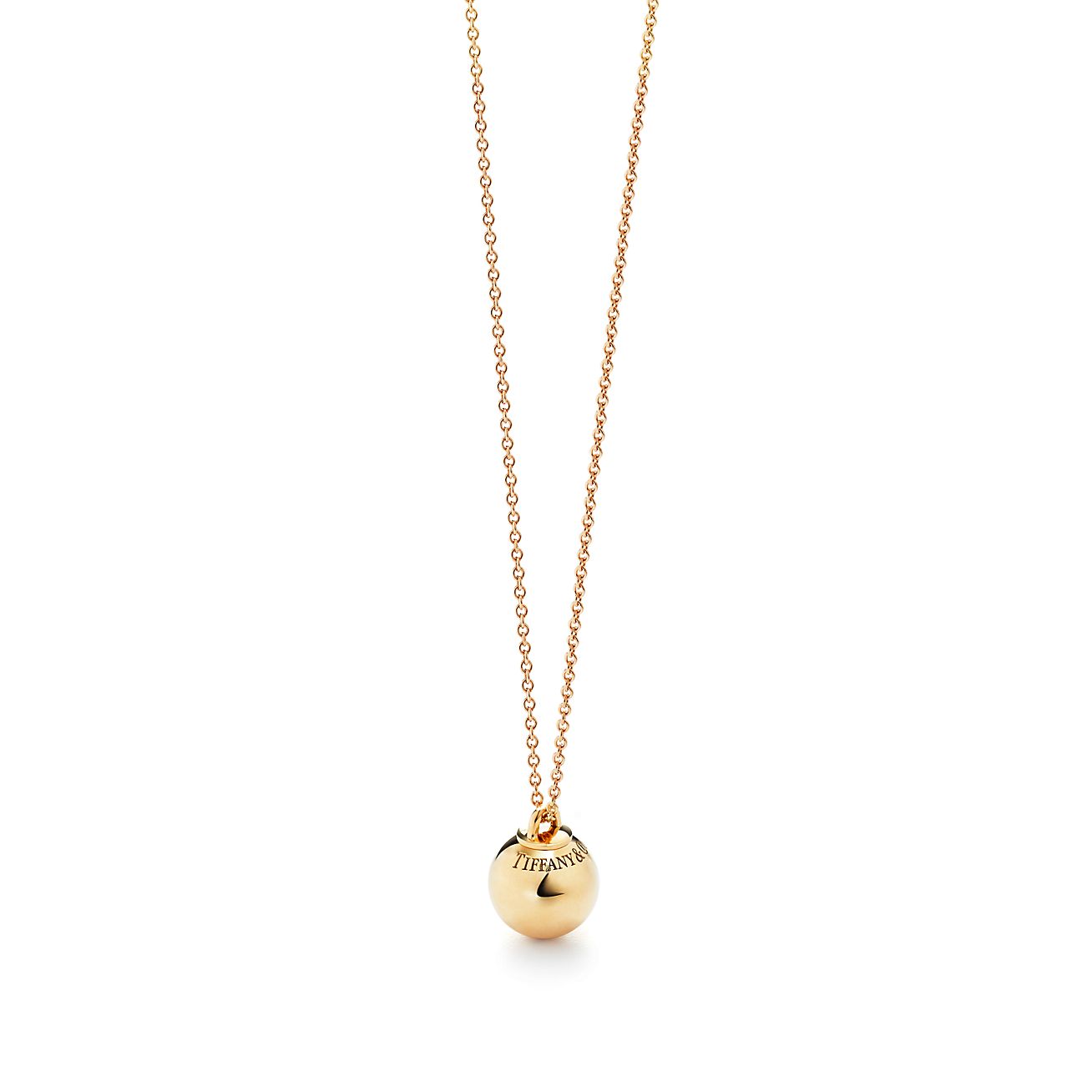 Tiffany & Co. HardWear Ball Pendant in Yellow Gold, 12.75 mm