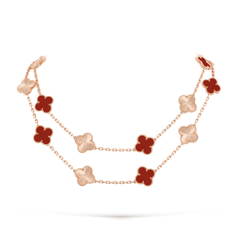 Van Cleef & Arpels Vintage Alhambra long necklace, 20 motifs