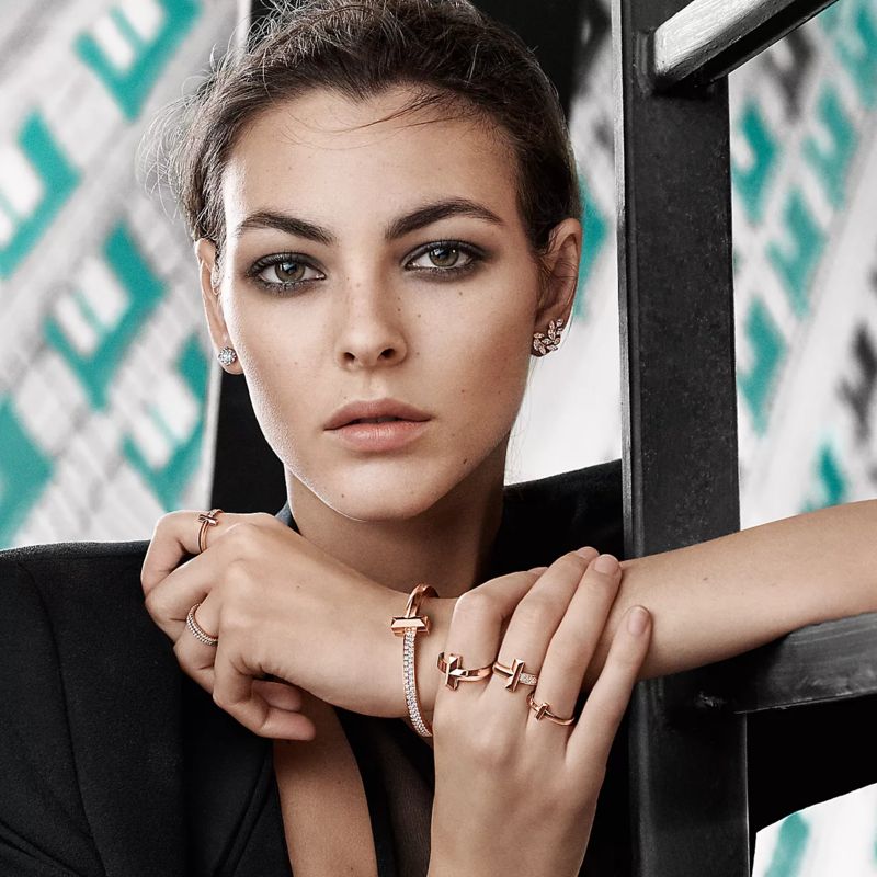 Tiffany & Co. T T1 Ring in Rose Gold, 2.5 mm