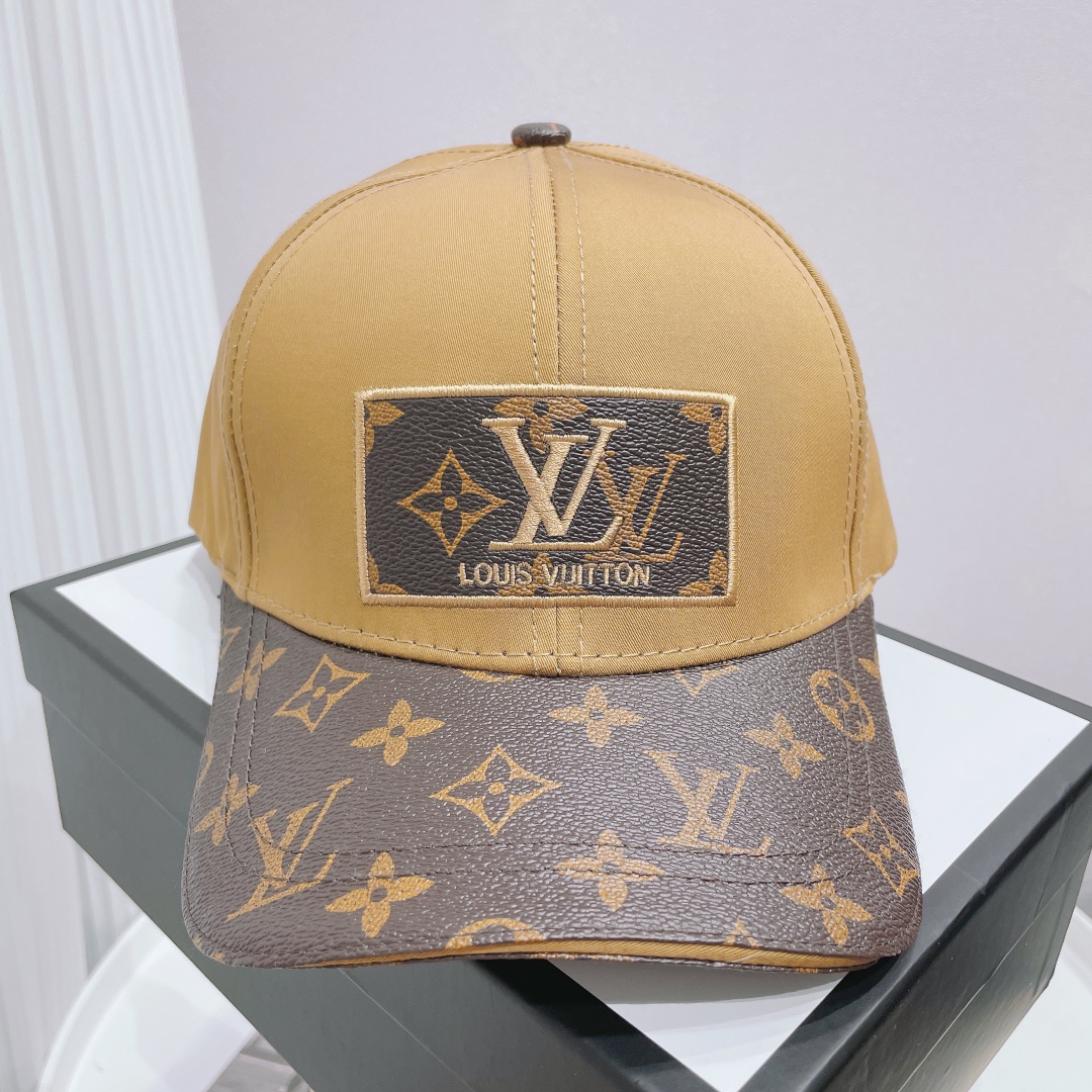 Louis Vuitton New Stitching Presbyopia Fisherman Cap - Brown