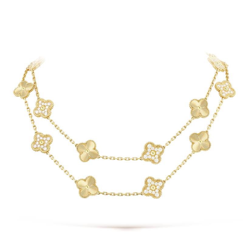 Van Cleef & Arpels Vintage Alhambra long necklace, 20 motifs