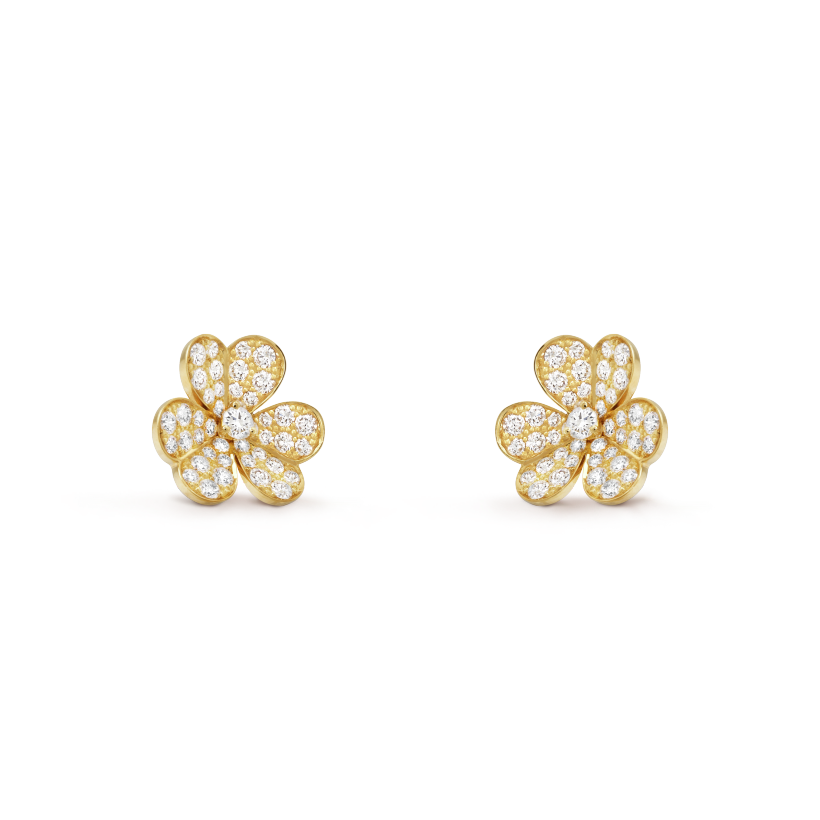 Van Cleef & Arpels Frivole earrings, small model