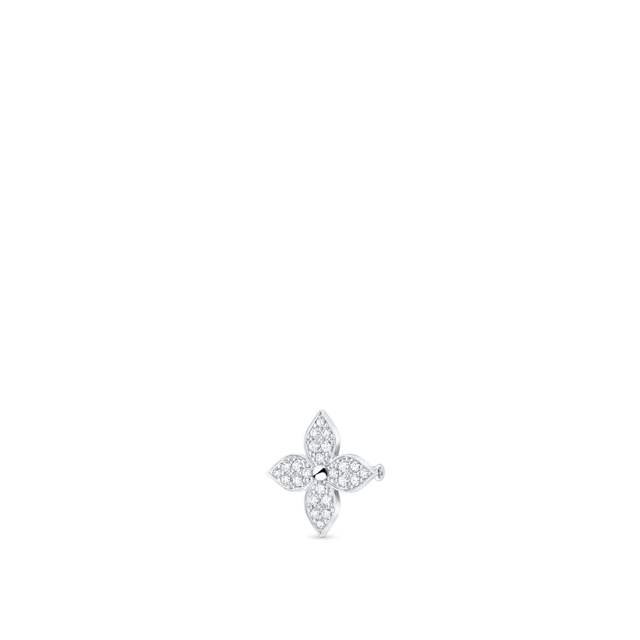 Louis Vuitton Star Blossom Transformable Pendant, White Gold And Diamonds