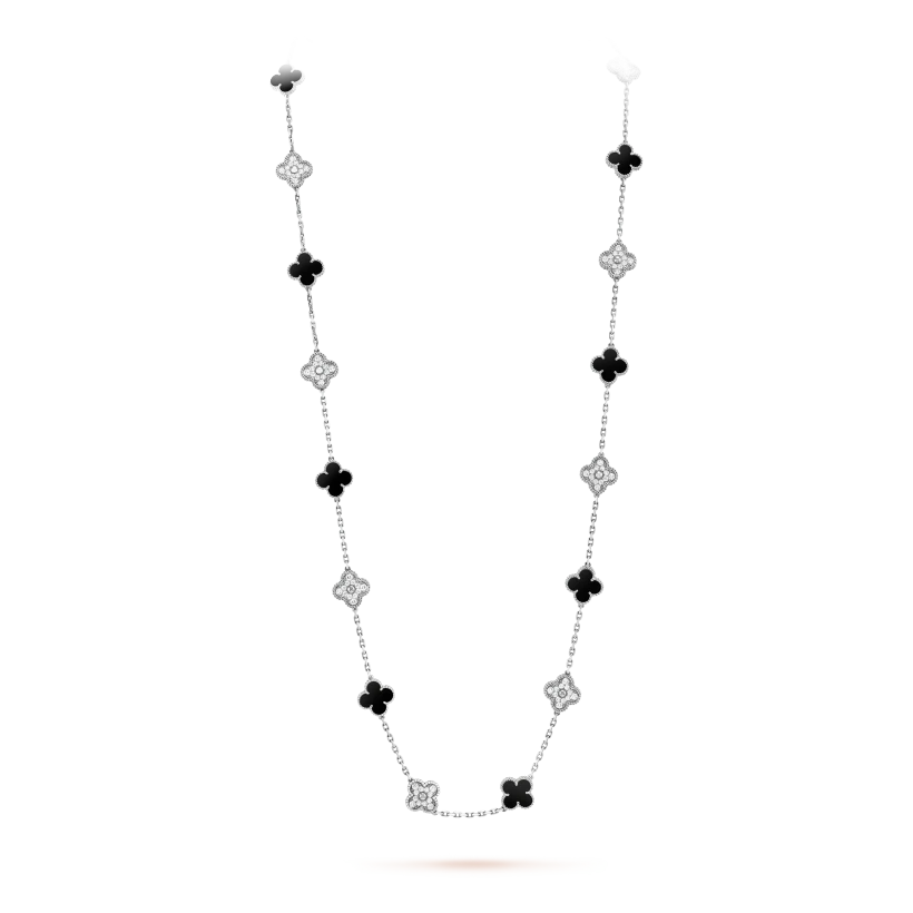 Van Cleef & Arpels Vintage Alhambra long necklace, 20 motifs
