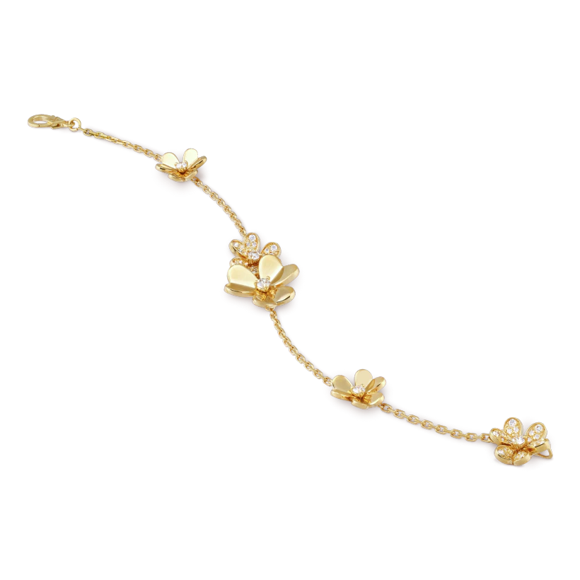 Van Cleef & Arpels Frivole bracelet, 5 flowers