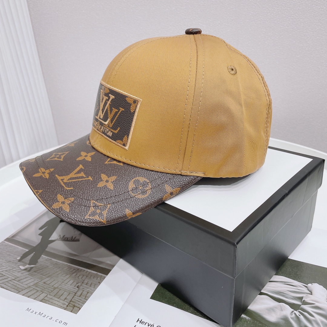 Louis Vuitton New Stitching Presbyopia Fisherman Cap - Brown