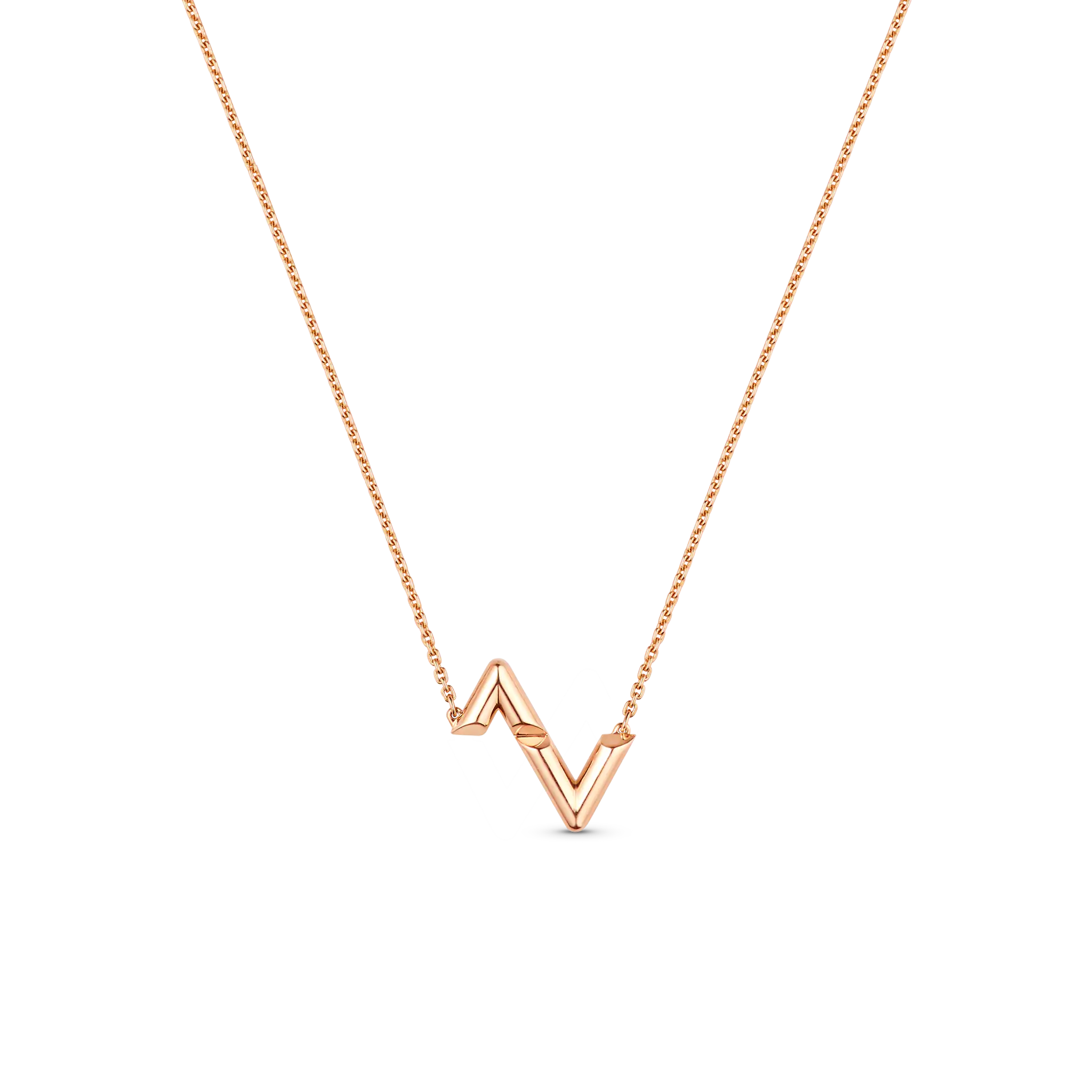 Louis Vuitton Volt Upside Down Pendant, Pink Gold