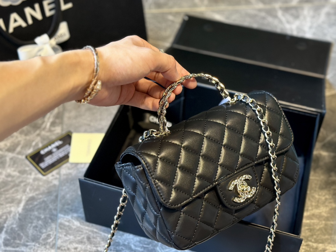 Mini Flap Bag with Top Handle