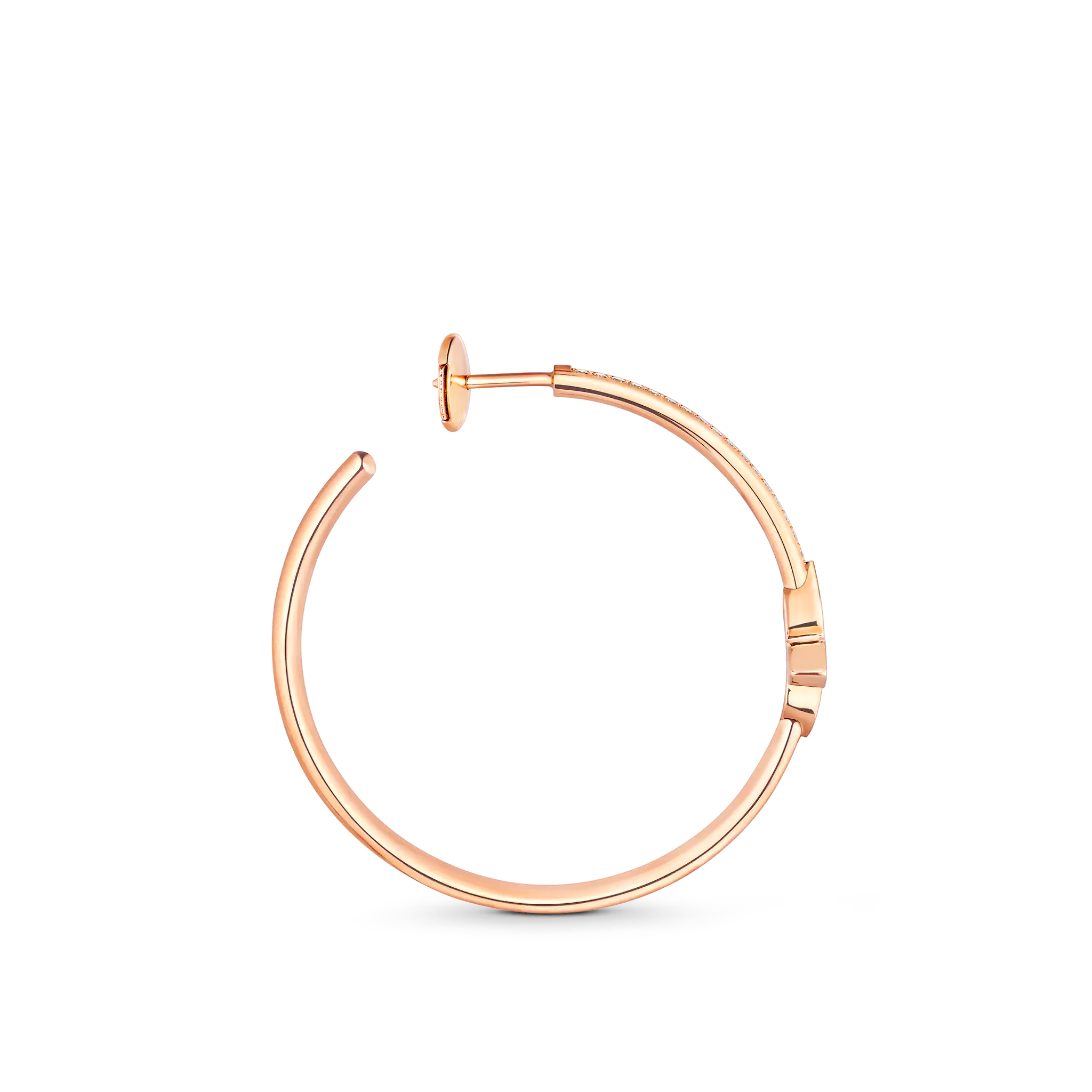 Louis Vuitton Idylle Blossom Hoops, Pink Gold And Diamonds