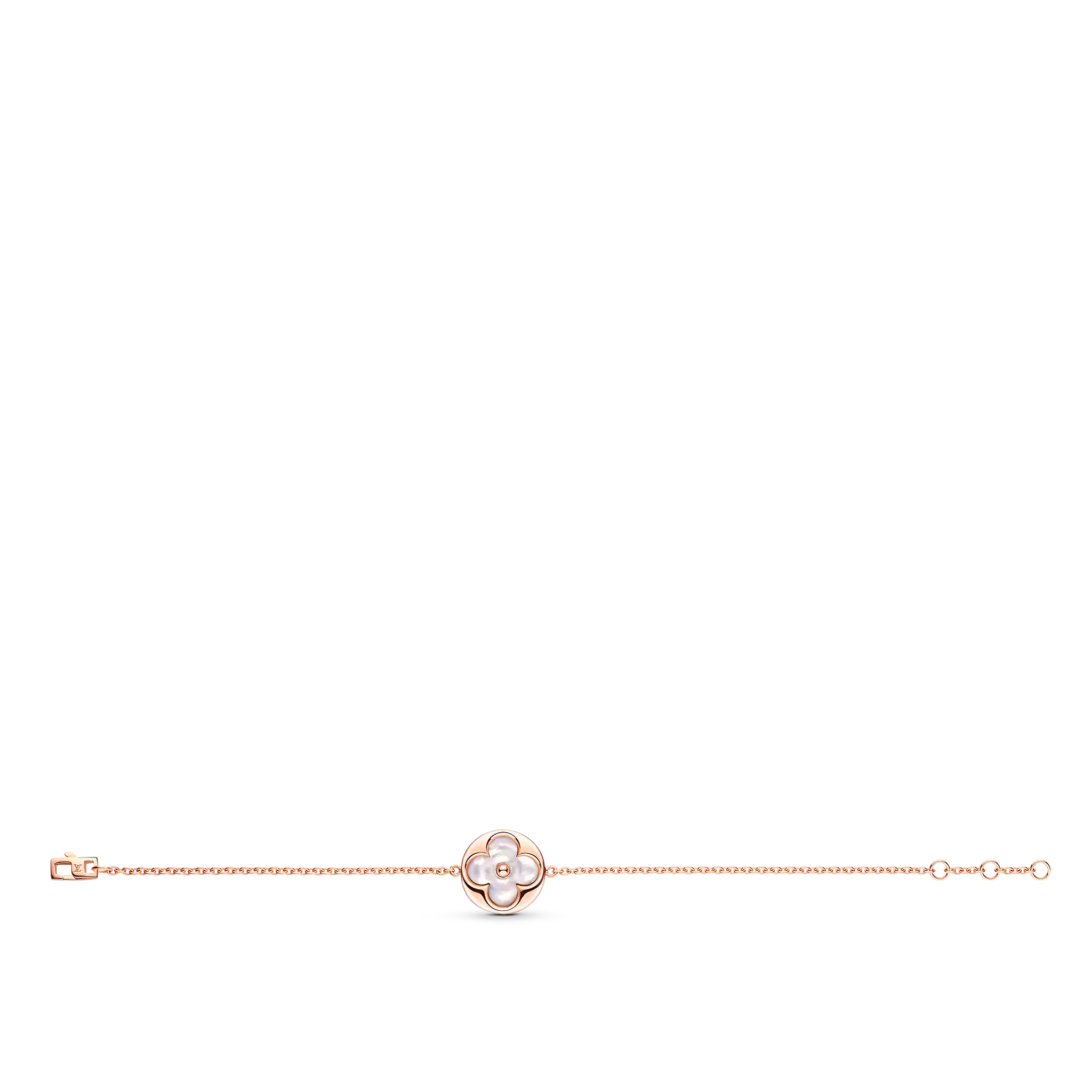 Louis Vuitton Color Blossom sun bracelet, pink gold and white mother-of-pearl