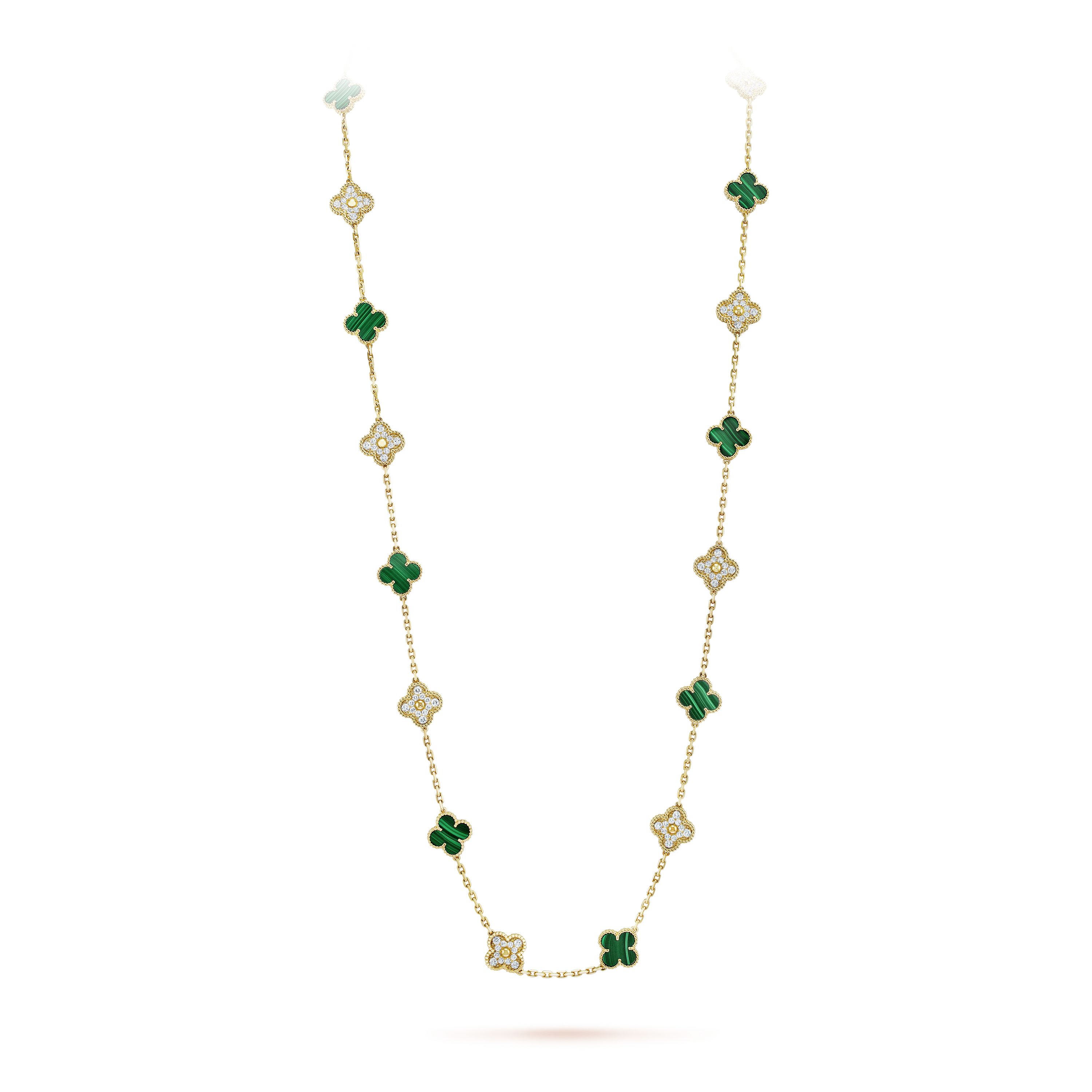 Van Cleef & Arpels Vintage Alhambra long necklace, 20 motifs