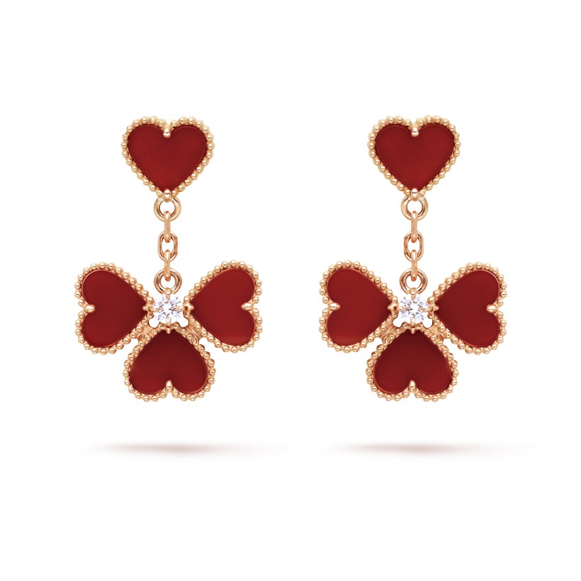 Van Cleef & Arpels Sweet Alhambra effeuillage earrings