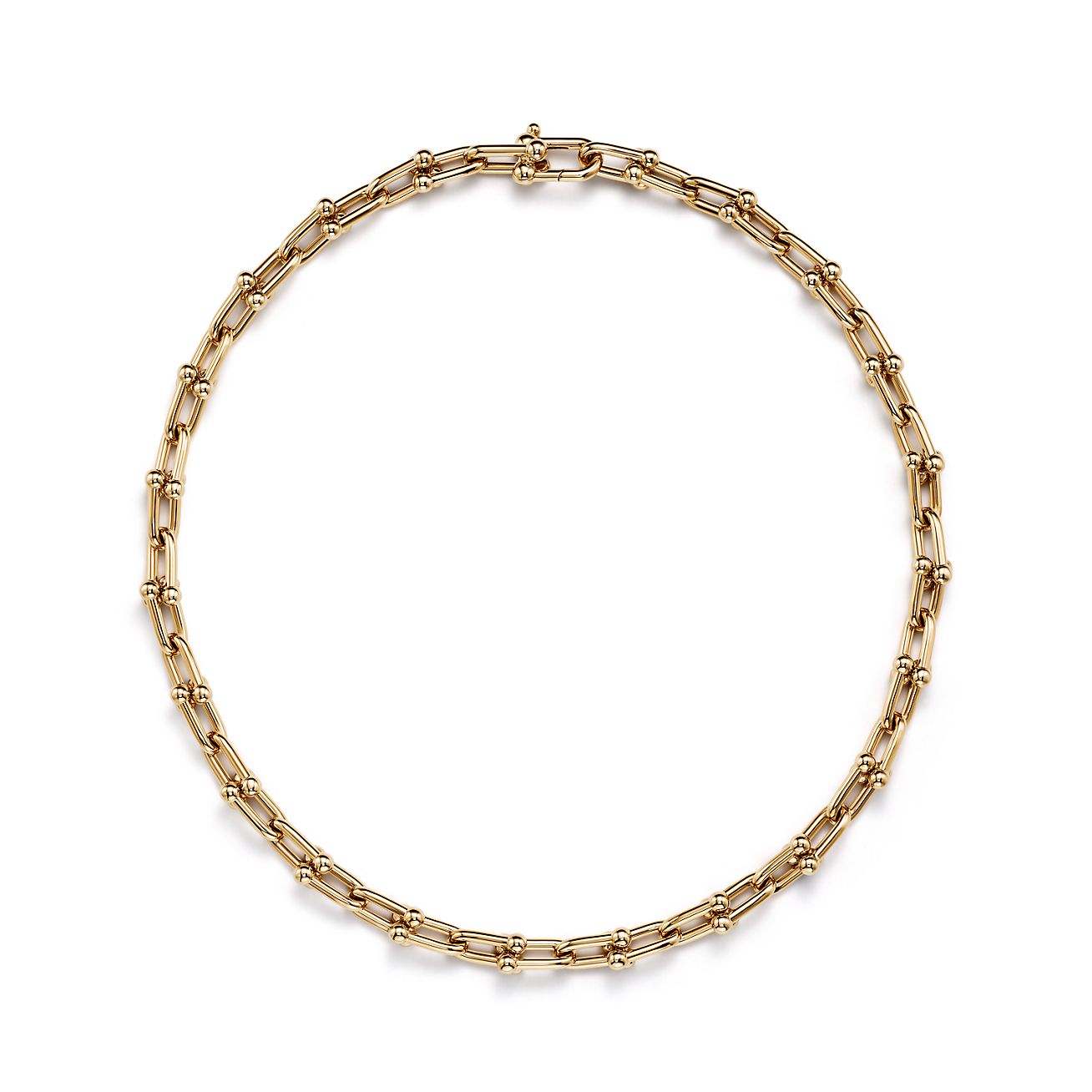 Tiffany & Co. HardWear Medium Link Necklace in Yellow Gold