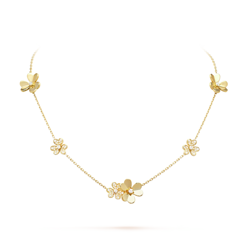 Van Cleef & Arpels Frivole necklace, 9 flowers