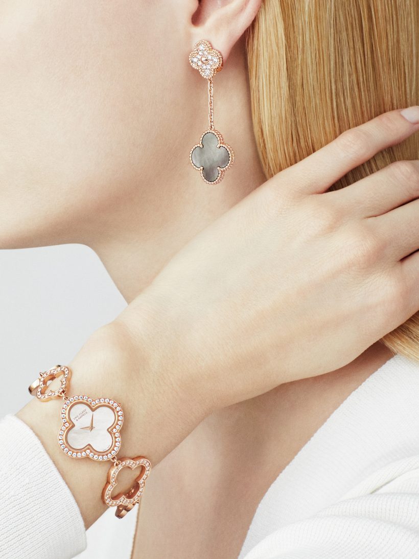 Van Cleef & Arpels Magic Alhambra earrings, 2 motifs