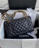 Chanel Classic Handbag Lambskin & Gold Metal A01112