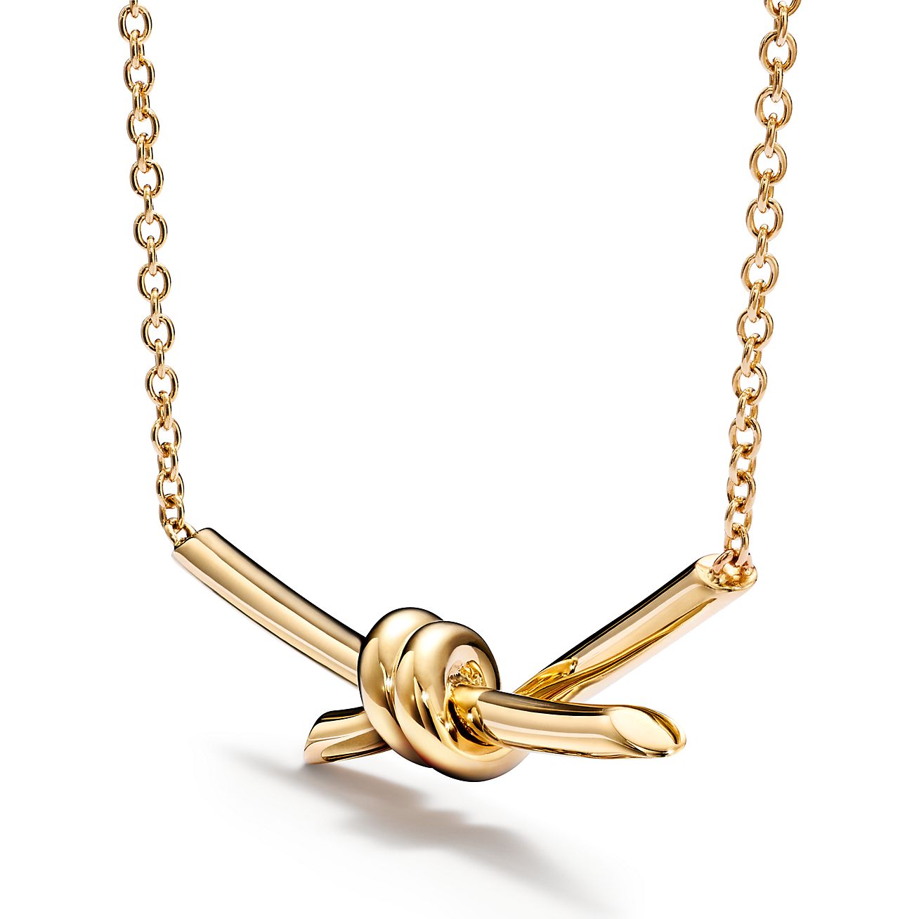 Tiffany & Co. Knot Pendant in Yellow Gold