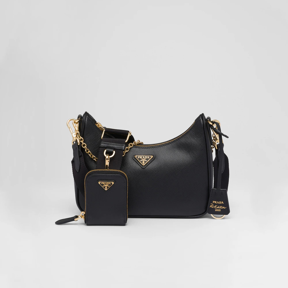 Re-Edition 2005 Saffiano leather bag