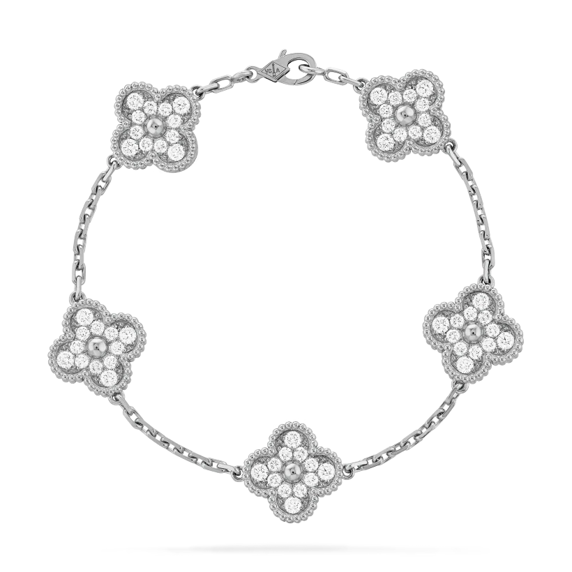 Van Cleef & Arpels Vintage Alhambra bracelet, 5 motifs