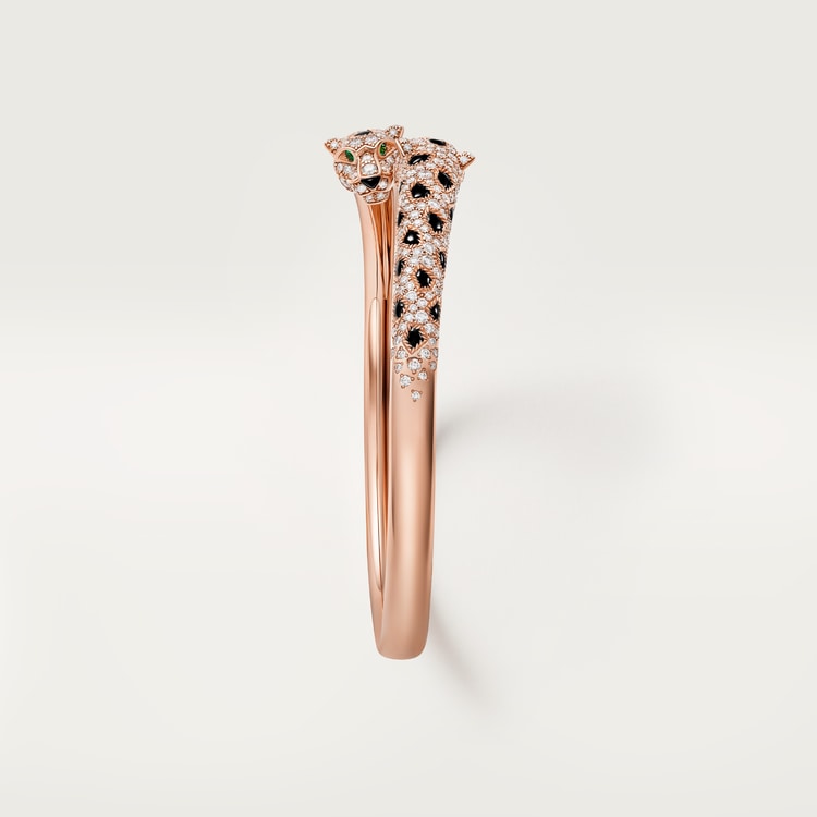 Panthere de Cartier bracelet, small model, half-paved