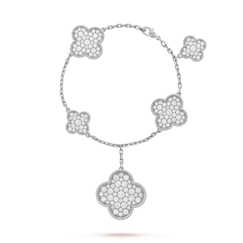 Van Cleef & Arpels Magic Alhambra bracelet, 5 motifs