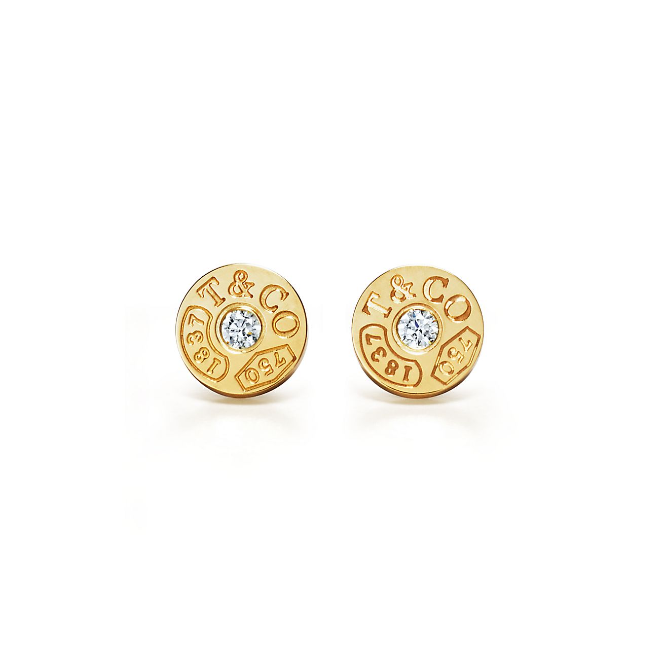 Tiffany & Co. 1837 Circle Earrings