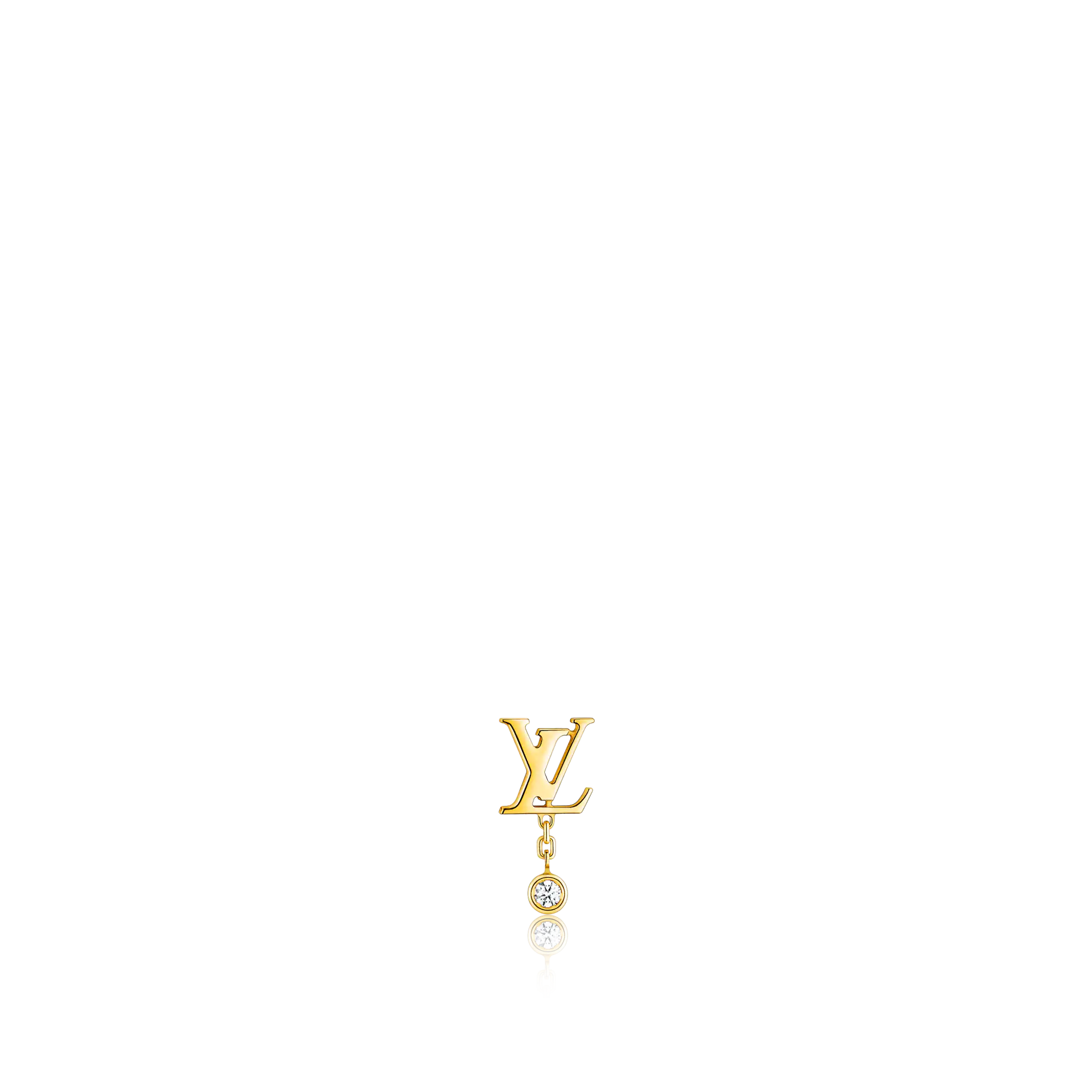 Louis Vuitton Idylle Blossom  Ear Stud, Yellow Gold And Diamond - Per Unit