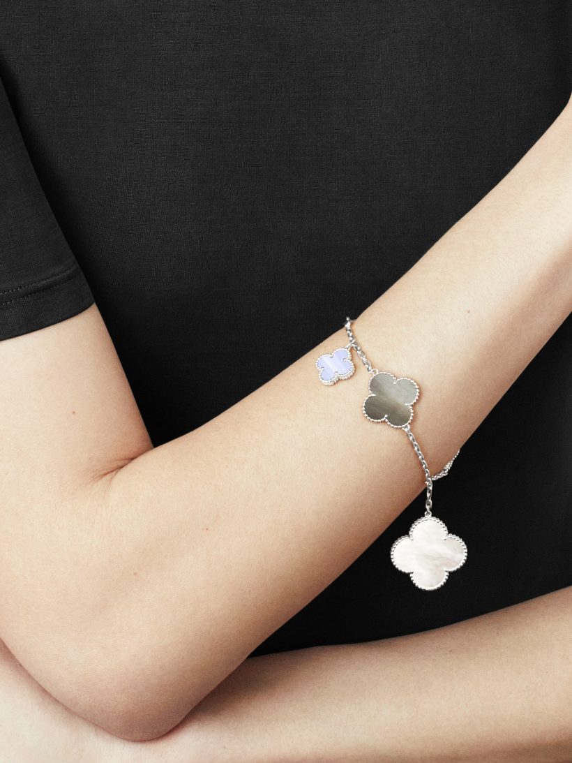 Van Cleef & Arpels Magic Alhambra bracelet, 5 motifs