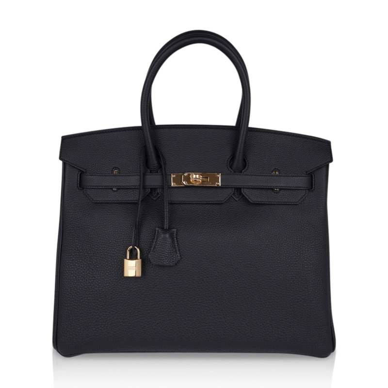 Limited Edition Birkin 30 Bag Plomb (Off Black) Togo Leather with Gold Hardware