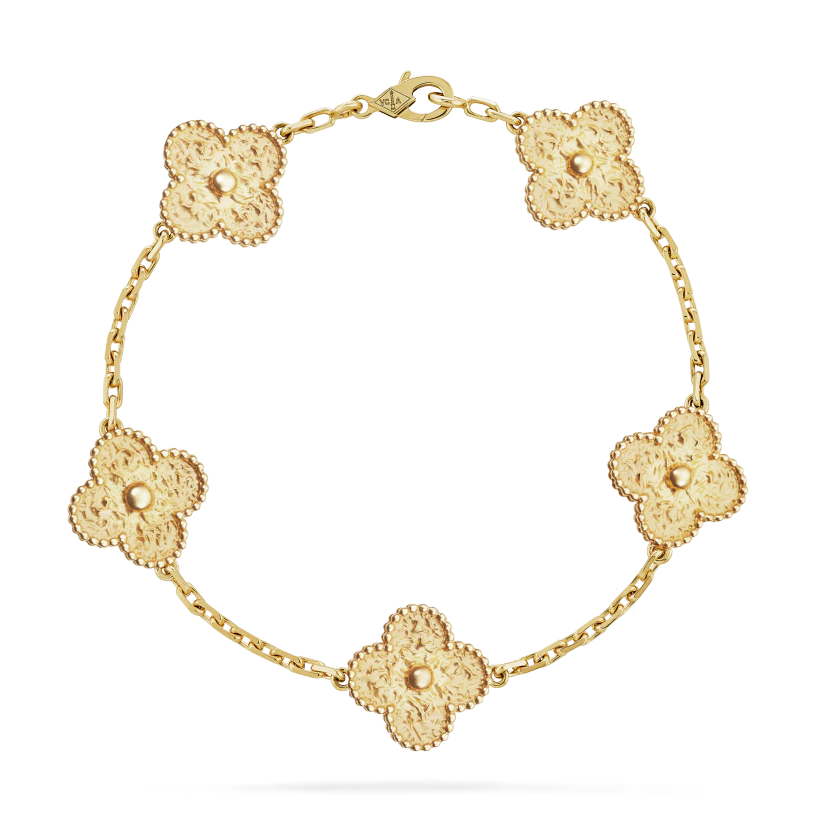 Van Cleef & Arpels Vintage Alhambra bracelet, 5 motifs