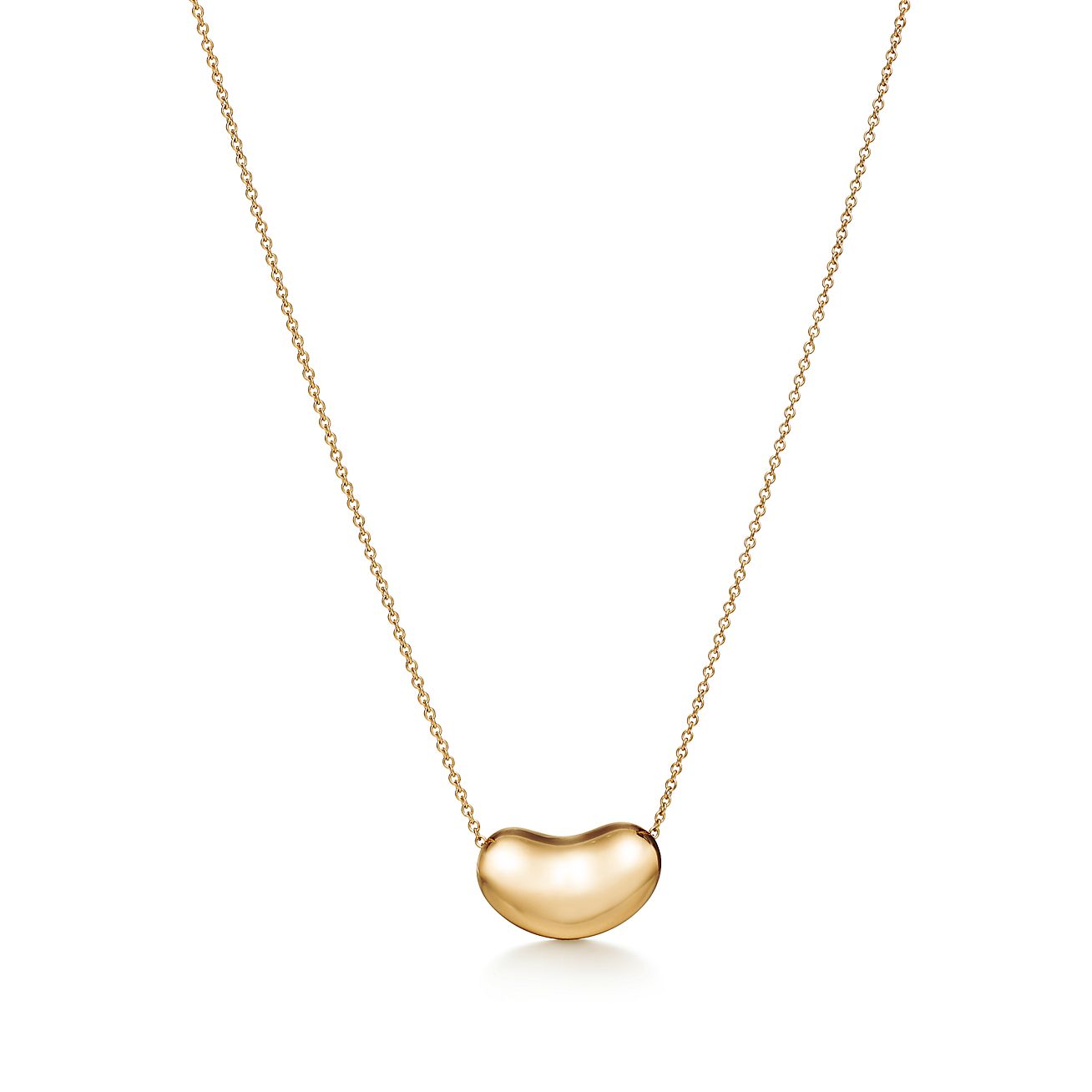Tiffany & Co. Elsa Peretti Bean design Pendant in Yellow Gold, 18 mm