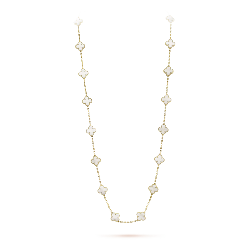 Van Cleef & Arpels Vintage Alhambra long necklace, 20 motifs