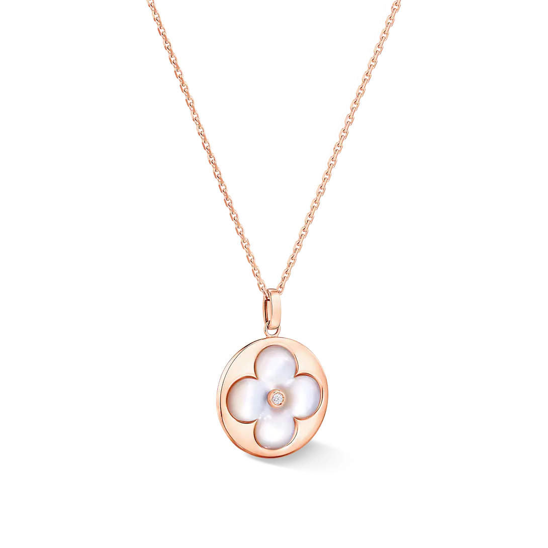 Louis Vuitton Color Blossom XL Medallion Pink Gold, White Mother-Of-Pearl and Diamond