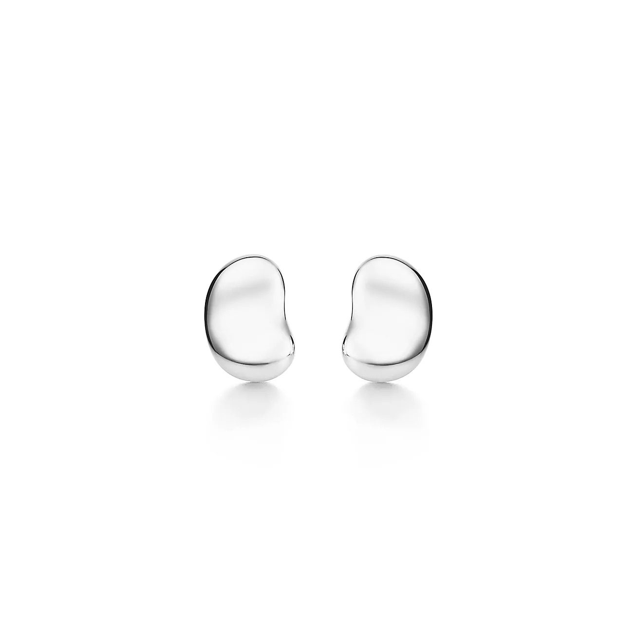 Tiffany & Co. Home  Designer Jewelry  Earrings Elsa Peretti Bean design Earrings in Sterling Silver, 9 mm