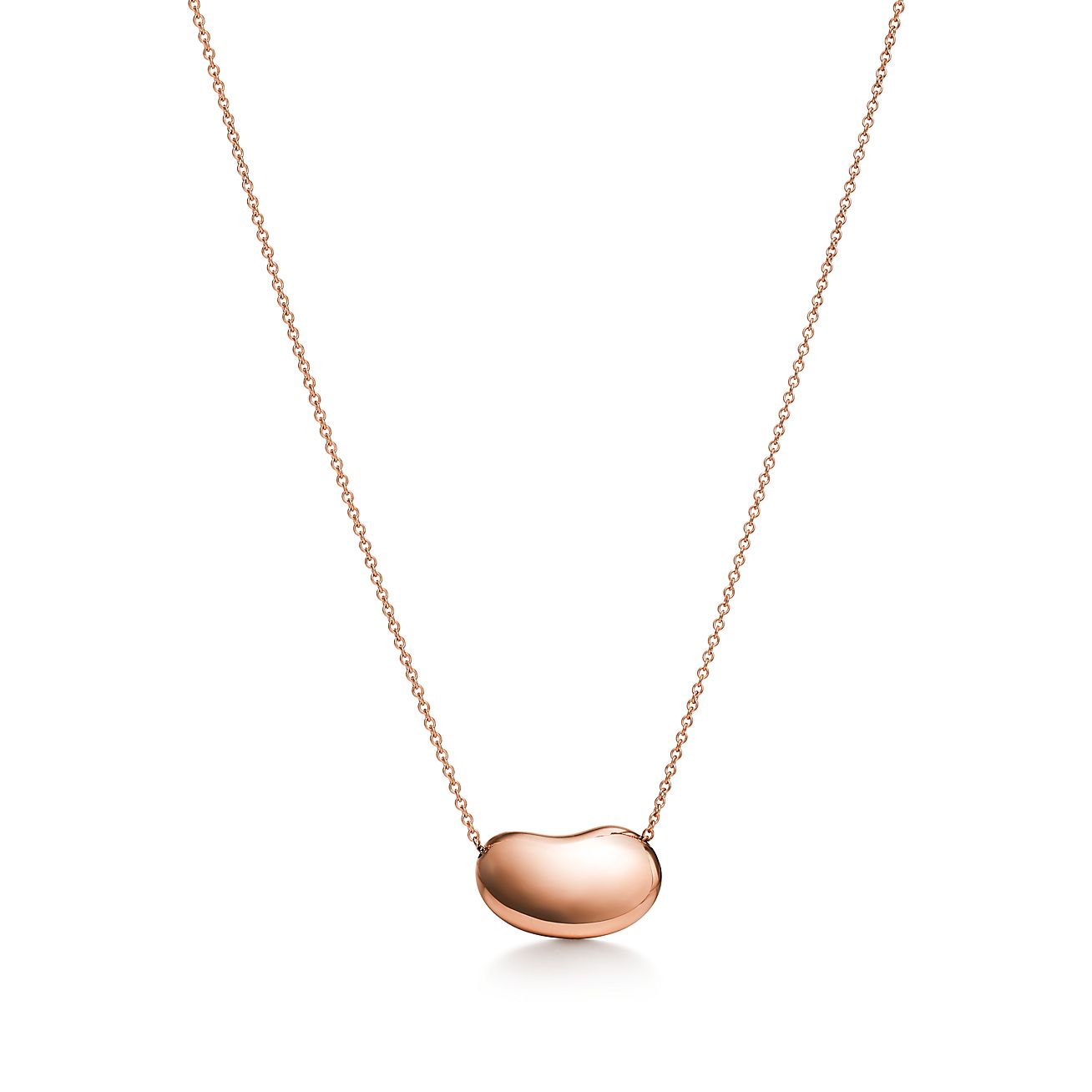 Tiffany & Co. Elsa Peretti Bean design Pendant in Rose Gold, 18 mm