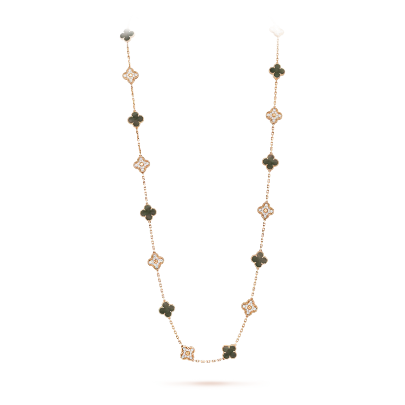 Van Cleef & Arpels Vintage Alhambra long necklace, 20 motifs