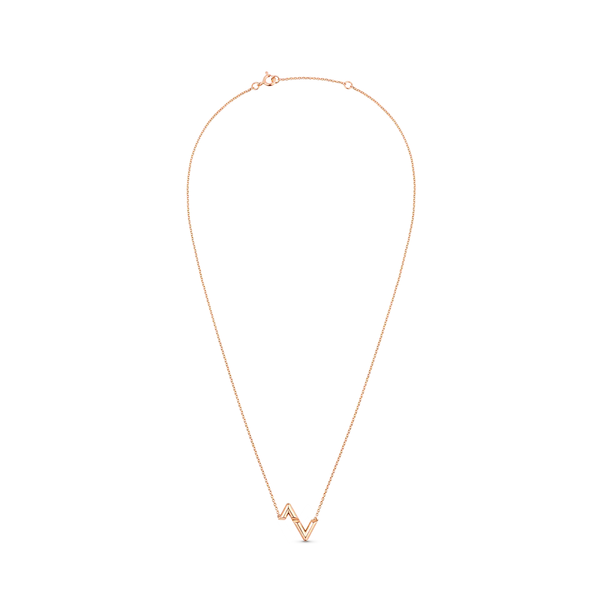 Louis Vuitton Volt Upside Down Pendant, Pink Gold